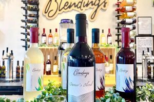Red Wine at Blendings Winery Owners Blend